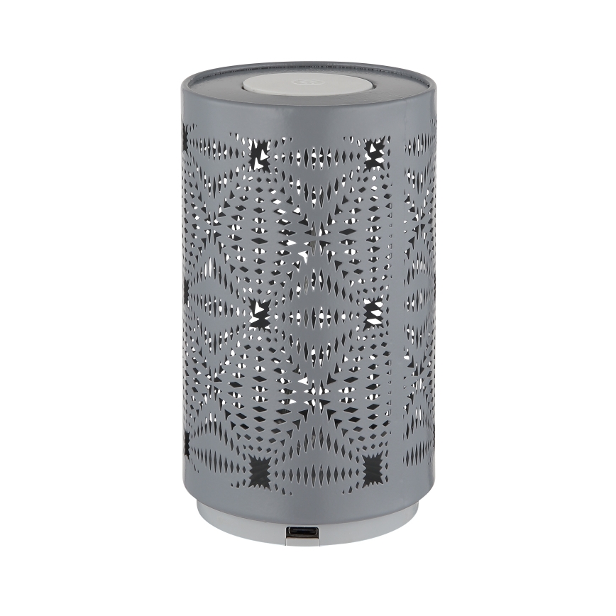 Globo - LED RGB Touch-Lade-Tischlampe LED/1W/5V 500 mAh grau