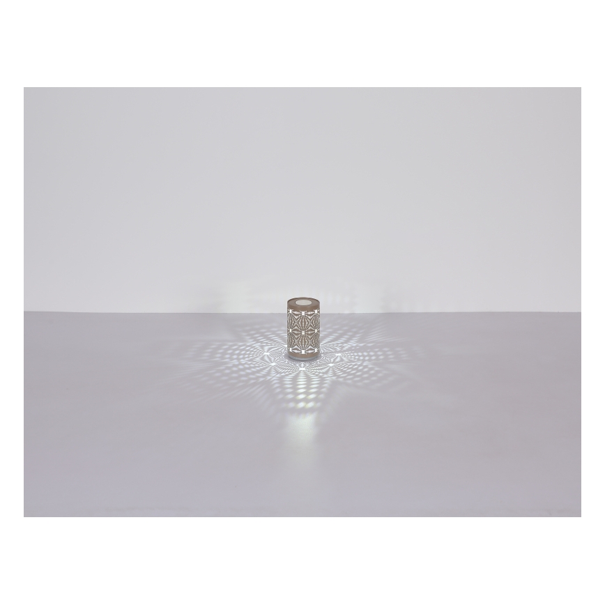 Globo - LED RGB Touch-Lade-Tischlampe LED/1W/5V 500 mAh grau