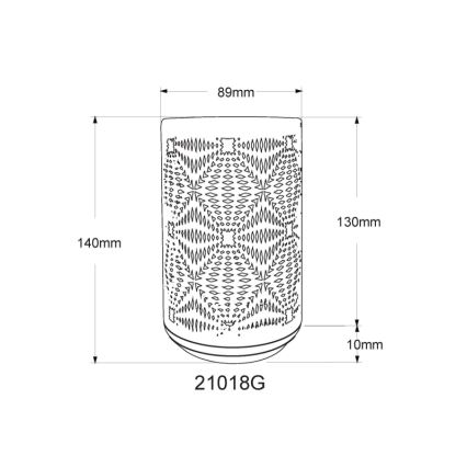 Globo - LED RGB Touch-Lade-Tischlampe LED/1W/5V 500 mAh grau