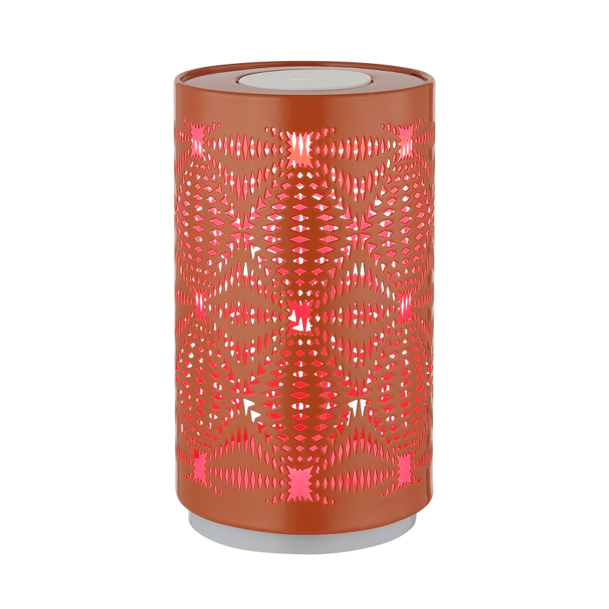 Globo - LED RGB Touch-Lade-Tischlampe LED/1W/5V 500 mAh kupferfarben