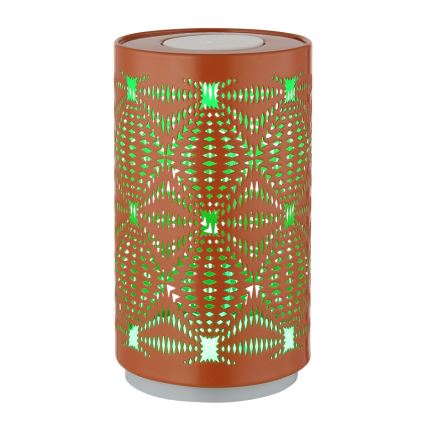 Globo - LED RGB Touch-Lade-Tischlampe LED/1W/5V 500 mAh kupferfarben