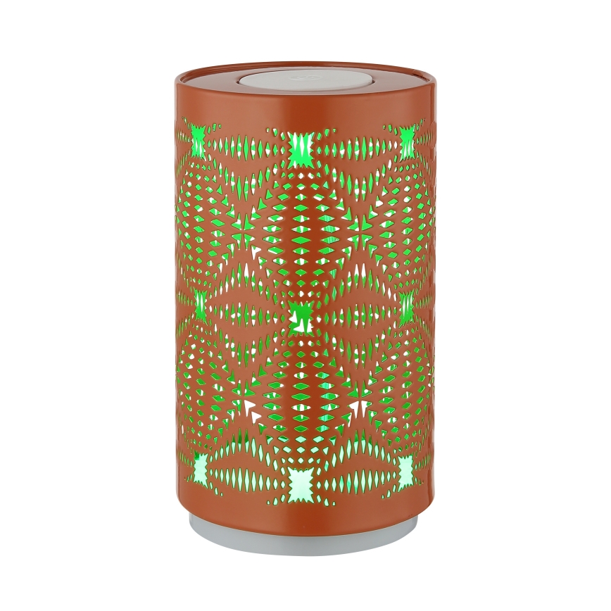 Globo - LED RGB Touch-Lade-Tischlampe LED/1W/5V 500 mAh kupferfarben