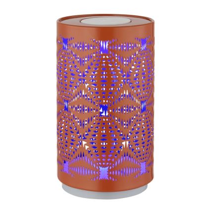 Globo - LED RGB Touch-Lade-Tischlampe LED/1W/5V 500 mAh kupferfarben