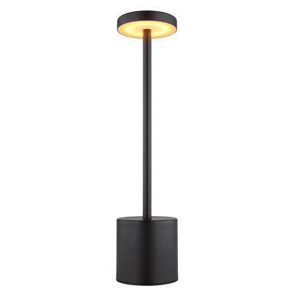 Globo - Dimmbare LED-Tischleuchte mit Touch-Funktion LED/1,2W/3,7V 2000K/3500K/7000K 1200 mAh USB schwarz
