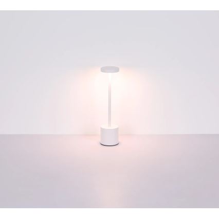 Globo - Dimmbare LED-Tischleuchte mit Touch-Funktion LED/1,2W/3,7V 2000K/3500K/7000K 1200 mAh USB weiß