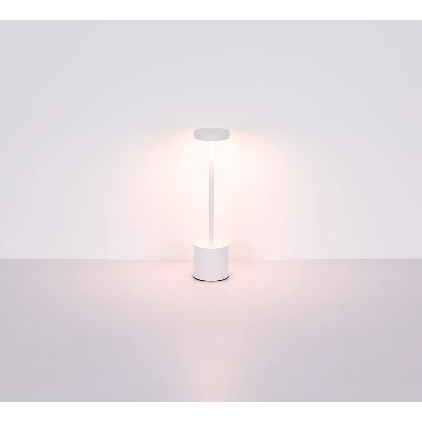 Globo - Dimmbare LED-Tischleuchte mit Touch-Funktion LED/1,2W/3,7V 2000K/3500K/7000K 1200 mAh USB weiß