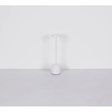 Globo - Dimmbare LED-Tischleuchte mit Touch-Funktion LED/1,2W/3,7V 2000K/3500K/7000K 1200 mAh USB weiß