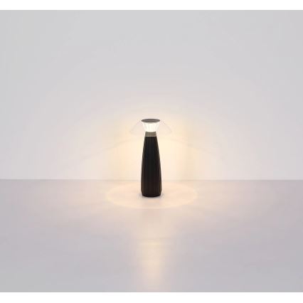 Globo - LED Dimm- und aufladbare Tischleuchte mit Touch-Funktion LED/1W/3,7V 3000K 1200mAh schwarz