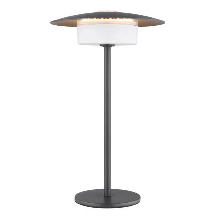 Globo - LED Außen-Tischlampe mit Touch-Bedienung, wiederaufladbar LED/3W/3,7V 1800/2700/3000K IP44 1800 mAh grau