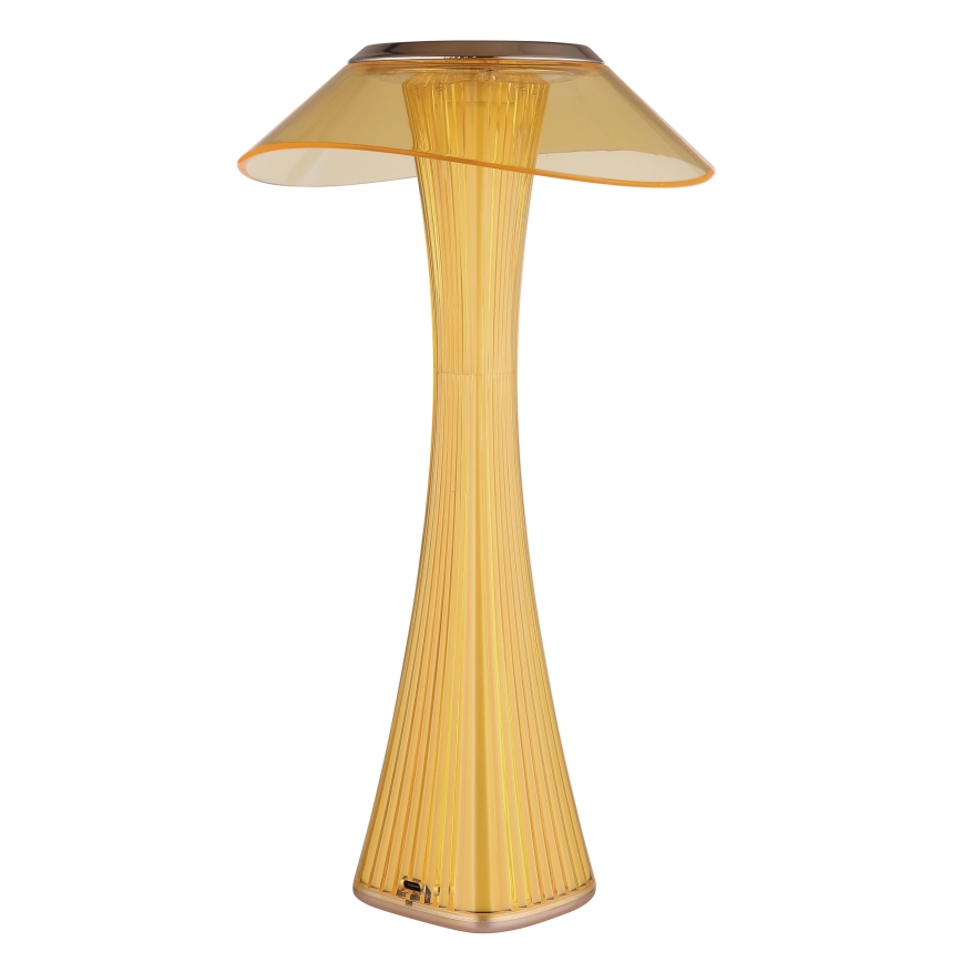 Globo - Dimm- und aufladbare LED-Tischleuchte LED/2,5W/3,7V 1200mAh 2700K/4500K/6500K golden