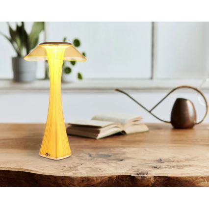 Globo - dimmbare, wiederaufladbare LED-Tischlampe LED/2,5W/3,7V 1200 mAh 2700/4500/6500K goldfarben