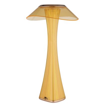 Globo - dimmbare, wiederaufladbare LED-Tischlampe LED/2,5W/3,7V 1200 mAh 2700/4500/6500K goldfarben