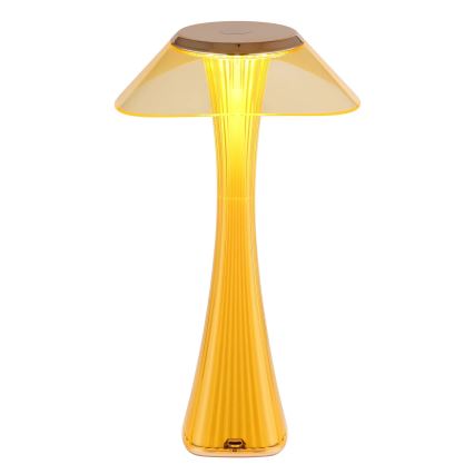 Globo - dimmbare, wiederaufladbare LED-Tischlampe LED/2,5W/3,7V 1200 mAh 2700/4500/6500K goldfarben