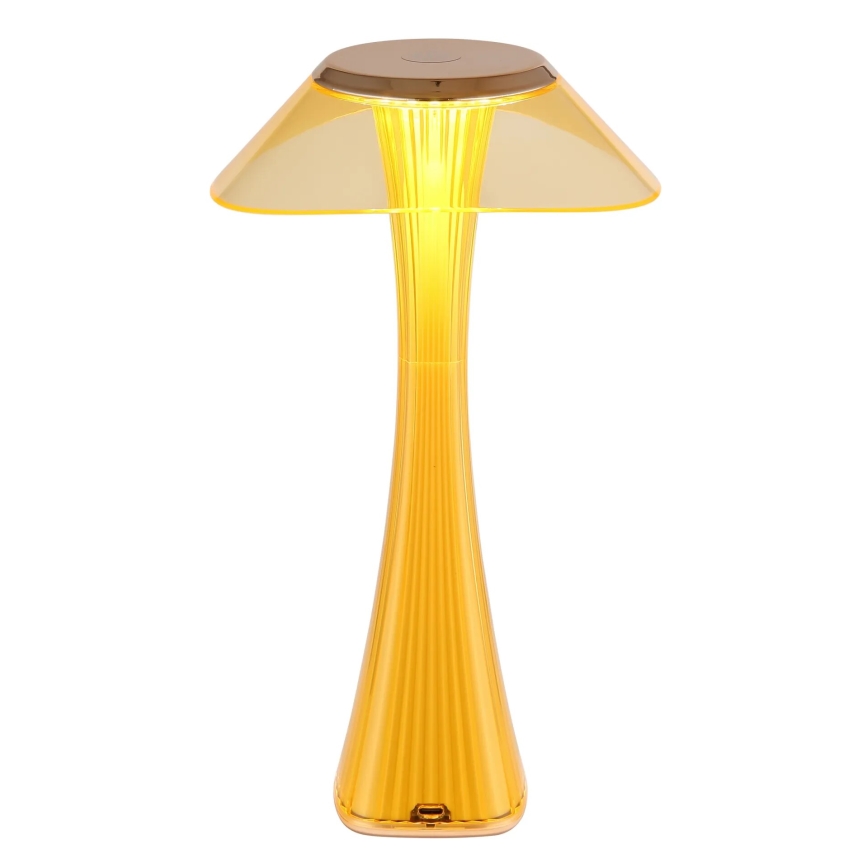 Globo - dimmbare, wiederaufladbare LED-Tischlampe LED/2,5W/3,7V 1200 mAh 2700/4500/6500K goldfarben