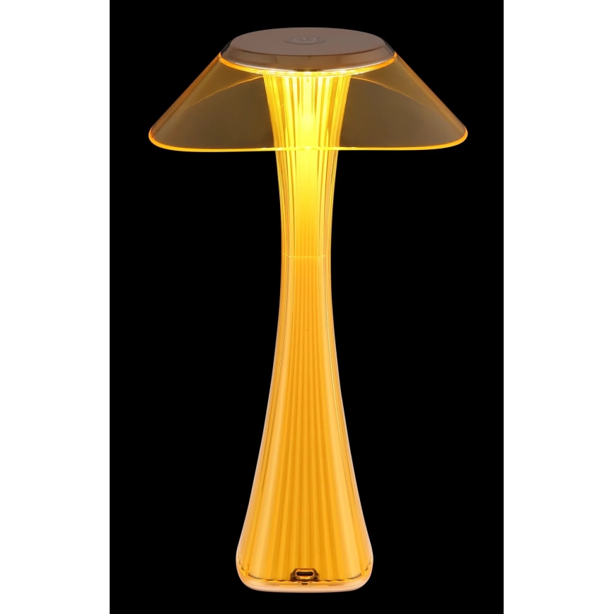 Globo - dimmbare, wiederaufladbare LED-Tischlampe LED/2,5W/3,7V 1200 mAh 2700/4500/6500K goldfarben