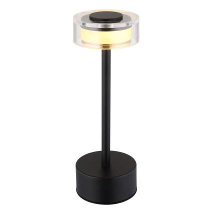 Globo - LED Dimm- und aufladbare Tischleuchte mit Touch-Funktion LED/2,5W/3,7V 2700/4000/6500K 1800mAh schwarz