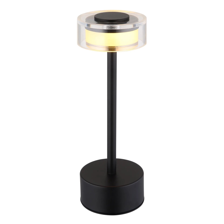 Globo - LED Dimm- und aufladbare Tischleuchte mit Touch-Funktion LED/2,5W/3,7V 2700/4000/6500K 1800mAh schwarz