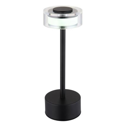 Globo - LED Dimm- und aufladbare Tischleuchte mit Touch-Funktion LED/2,5W/3,7V 2700/4000/6500K 1800mAh schwarz