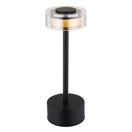 Globo - LED Dimm- und aufladbare Tischleuchte mit Touch-Funktion LED/2,5W/3,7V 2700/4000/6500K 1800mAh schwarz