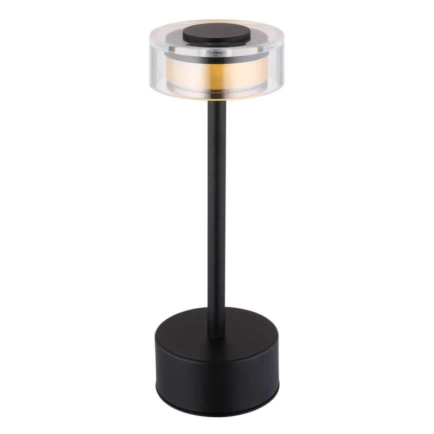 Globo - LED Dimm- und aufladbare Tischleuchte mit Touch-Funktion LED/2,5W/3,7V 2700/4000/6500K 1800mAh schwarz
