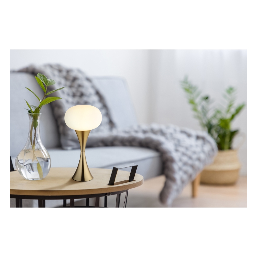 Globo - Tischleuchte 1xE14/25W/230V goldfarben