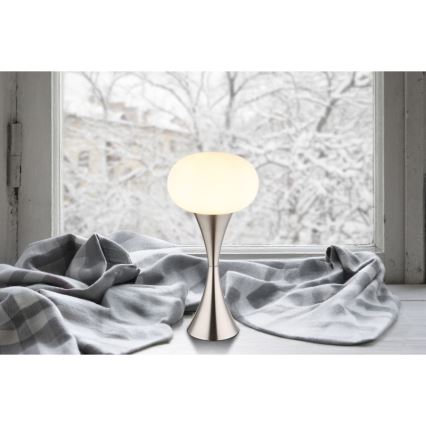 Globo - Tischleuchte 1xE14/25W/230V matt Chrom