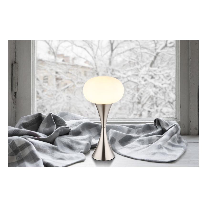 Globo - Tischleuchte 1xE14/25W/230V matt Chrom