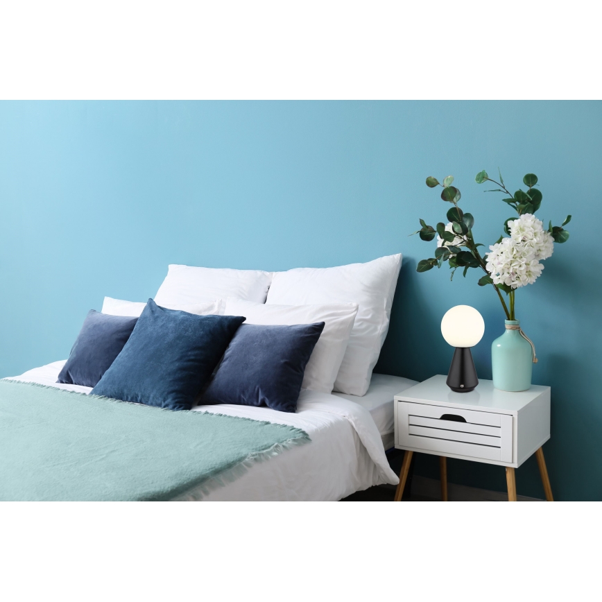 Globo - LED dimmbare Touch-Außen-Tischlampe LED/1,5W/5V 3000/4500/6500K 1800 mAh IP41 schwarz