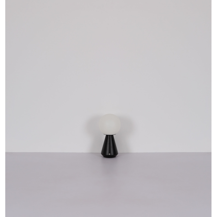 Globo - LED dimmbare Touch-Außen-Tischlampe LED/1,5W/5V 3000/4500/6500K 1800 mAh IP41 schwarz