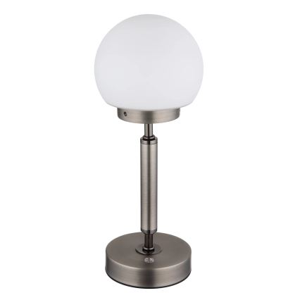 Globo - Dimm- und aufladbare LED-Tischleuchte mit Touch-Funktion LED/2,5W/5V 1800mAh 2700/4000/6500K anthrazit