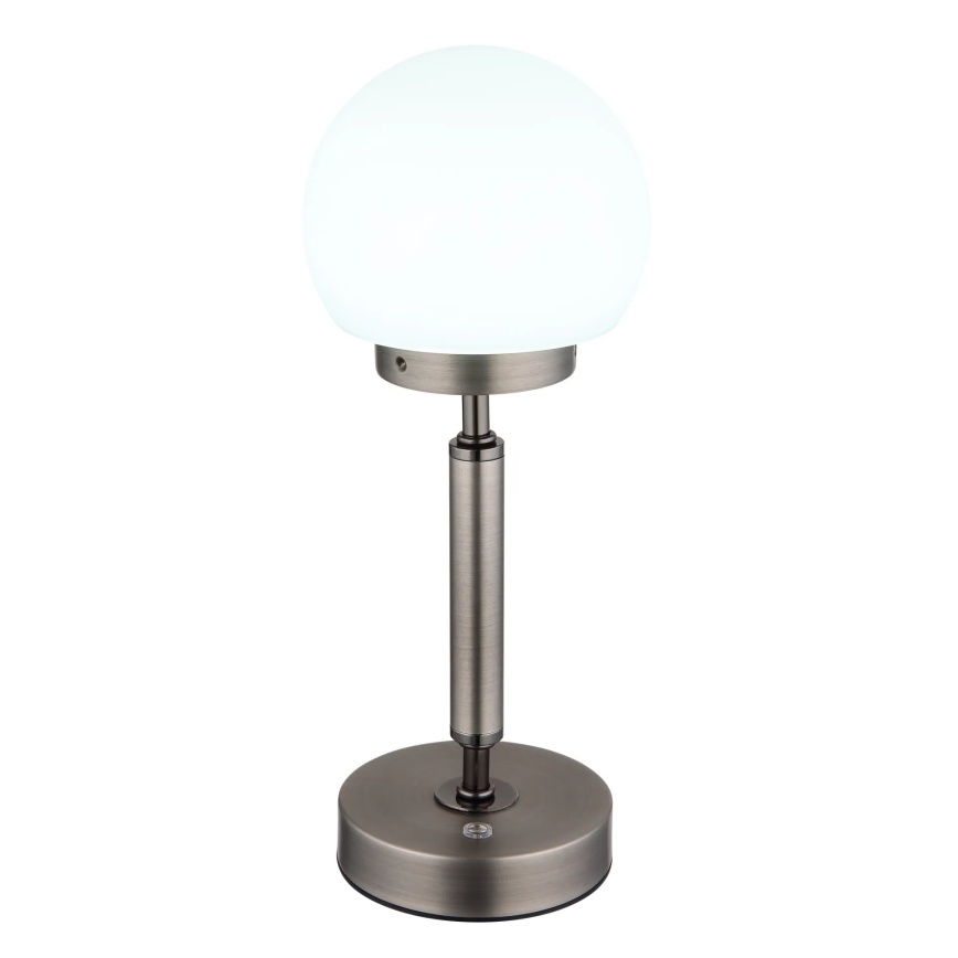 Globo - Dimm- und aufladbare LED-Tischleuchte mit Touch-Funktion LED/2,5W/5V 1800mAh 2700/4000/6500K anthrazit