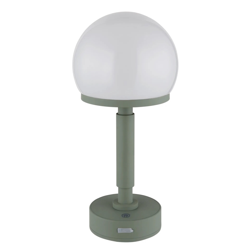 Globo - Dimm- und aufladbare LED-Tischleuchte mit Touch-Funktion LED/2,5W/5V 1800mAh 2800K grün