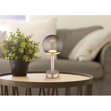 Globo - Dimm- und aufladbare LED-Tischleuchte mit Touch-Funktion LED/2,5W/5V 1800mAh 2700/4000/6500K Roségold
