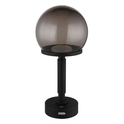 Globo - Dimm- und aufladbare LED-Tischleuchte mit Touch-Funktion LED/2,5W/5V 1800mAh 2700/4000/6500K schwarz