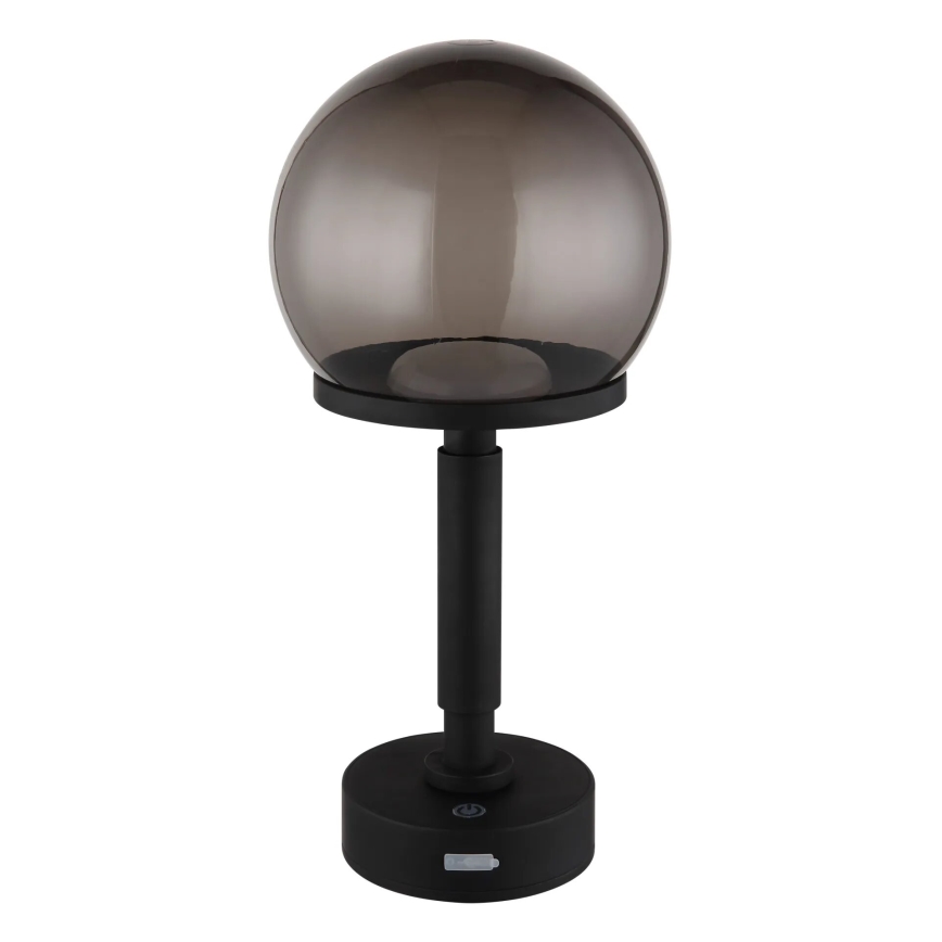 Globo - Dimm- und aufladbare LED-Tischleuchte mit Touch-Funktion LED/2,5W/5V 1800mAh 2700/4000/6500K schwarz