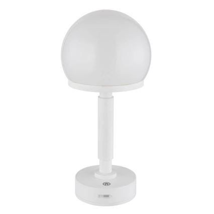 Globo - Dimm- und aufladbare LED-Tischleuchte mit Touch-Funktion LED/2,5W/5V 1800mAh 2800K weiß