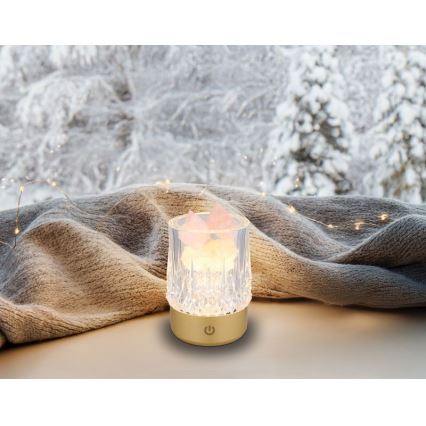 Globo - LED dimmbare Touch-Tischlampe LED/1W/5V 3000K 1200 mAh gold