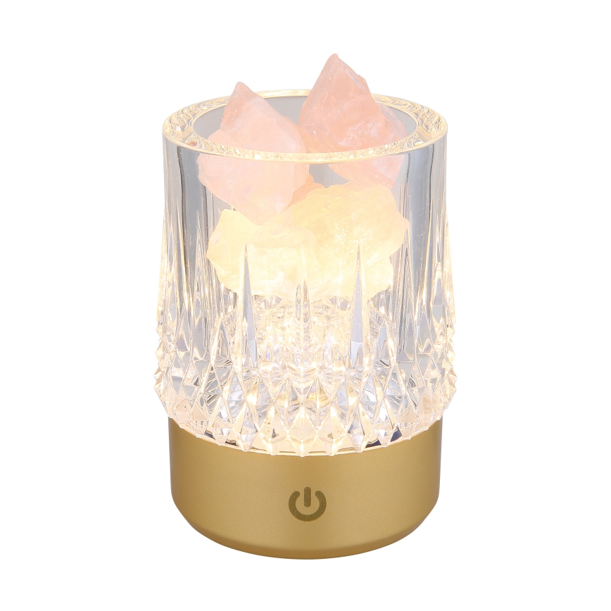 Globo - LED dimmbare Touch-Tischlampe LED/1W/5V 3000K 1200 mAh gold