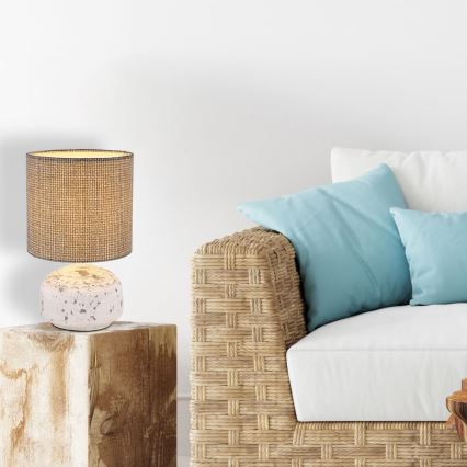 Globo - Tischlampe 1xE14/40W/230V grau/Keramik