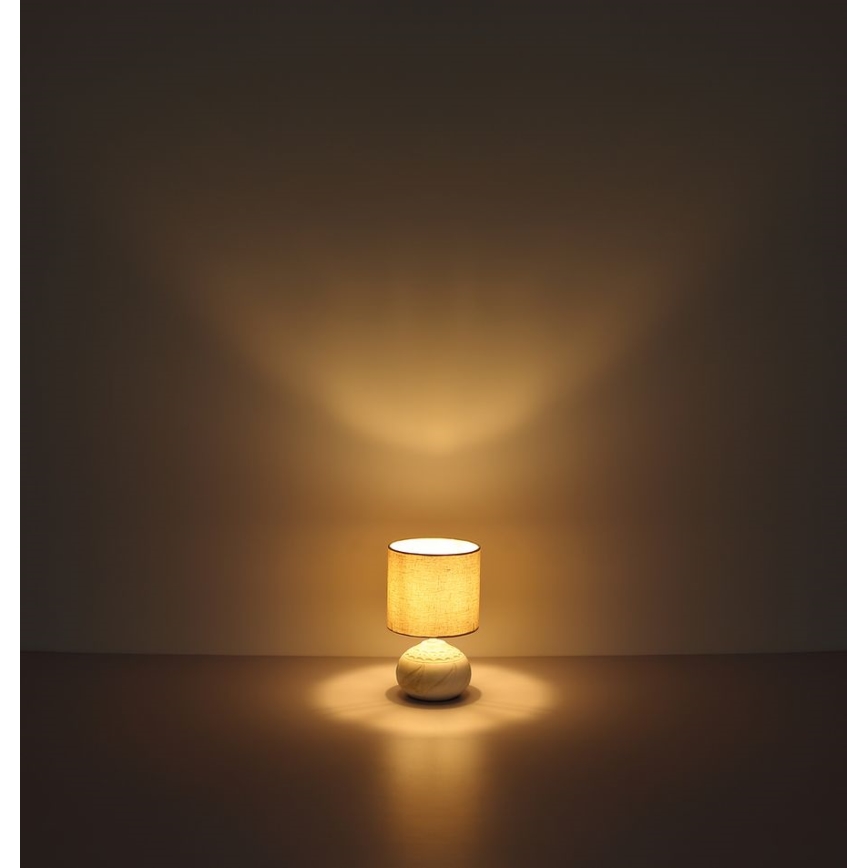 Globo - Tischlampe 1xE14/40W/230V beige/keramika