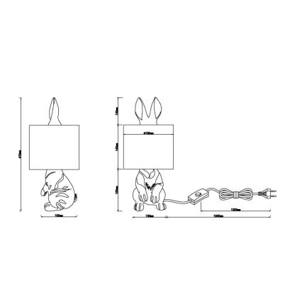 Globo - Tischleuchte 1xE27/25W/230V