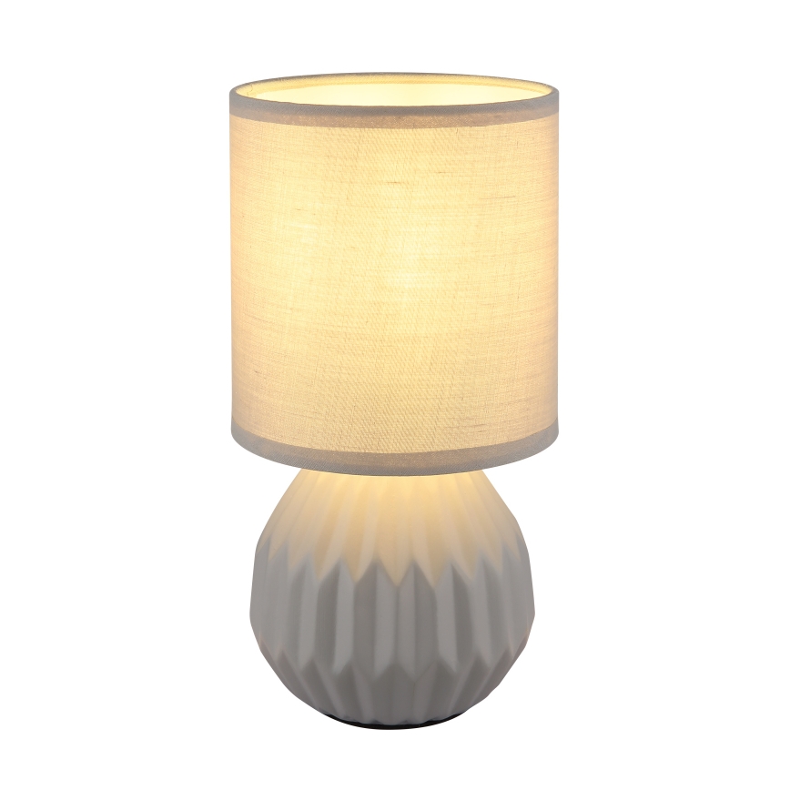 Globo - Tischleuchte 1xE14/40W/230V grau