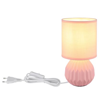 Globo - Tischlampe 1xE14/40W/230V rosa