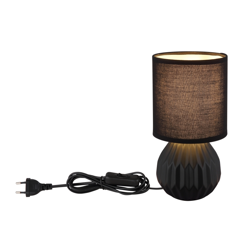 Globo - Tischleuchte 1xE14/40W/230V schwarz