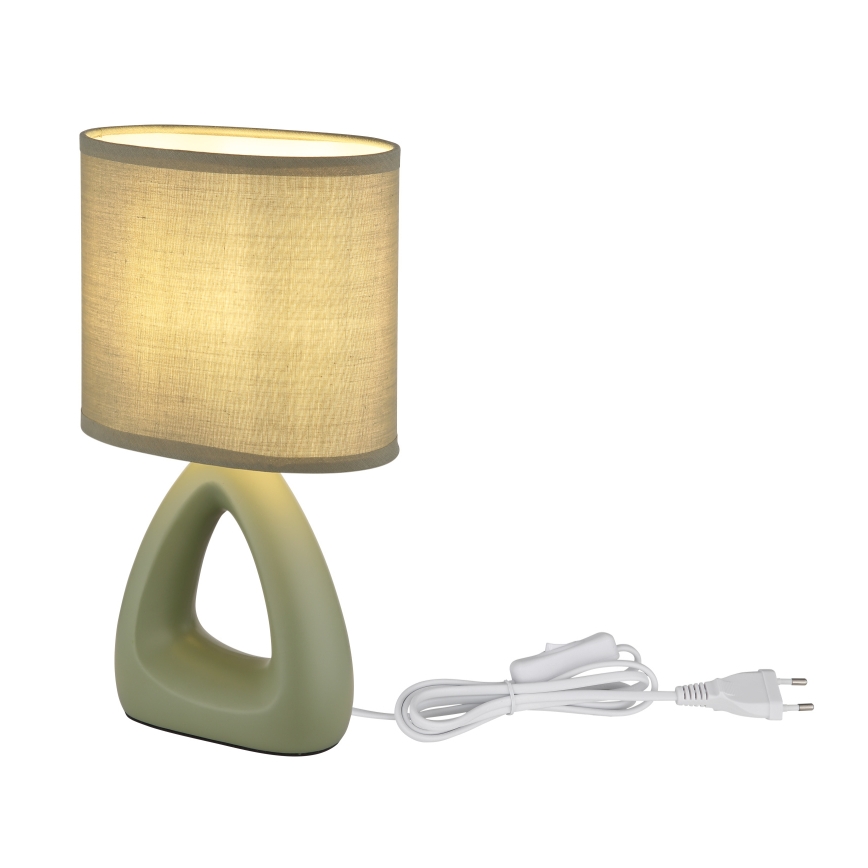 Globo - Tischleuchte 1xE14/40W/230V grün