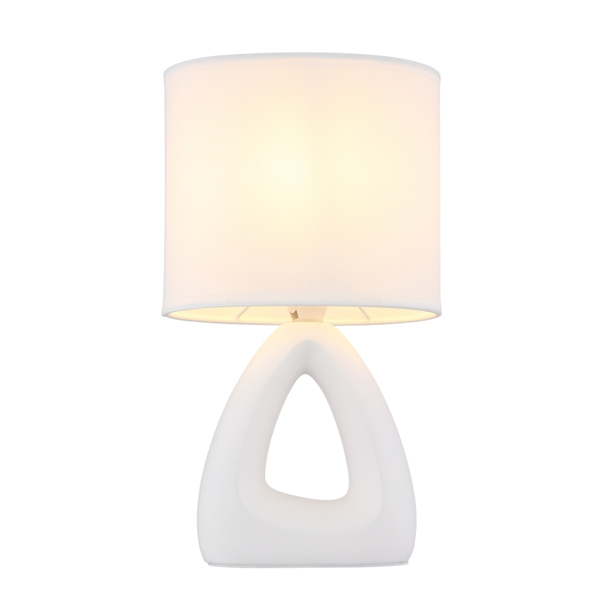 Globo - Tischleuchte 1xE14/40W/230V weiß