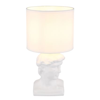 Globo - Tischleuchte 1xE14/40W/230V weiß