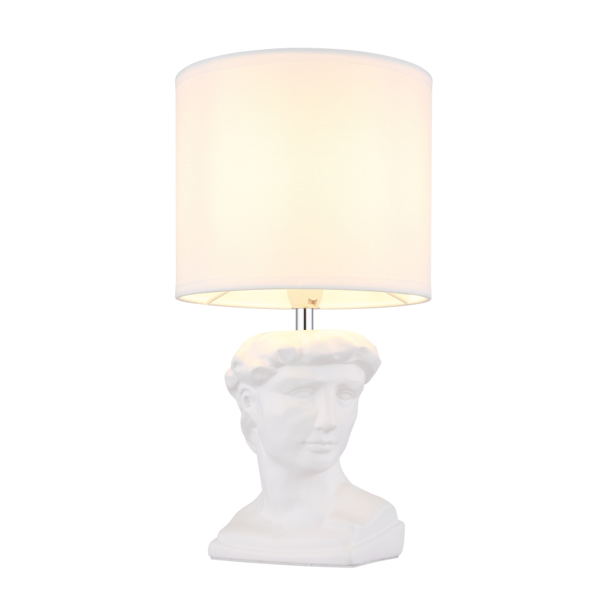 Globo - Tischleuchte 1xE14/40W/230V weiß