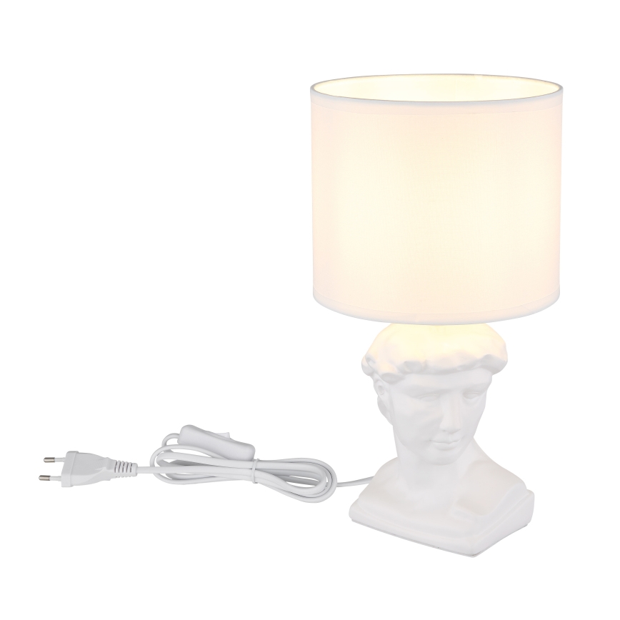 Globo - Tischleuchte 1xE14/40W/230V weiß