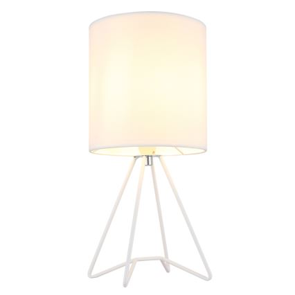 Globo - Tischleuchte 1xE14/40W/230V weiß